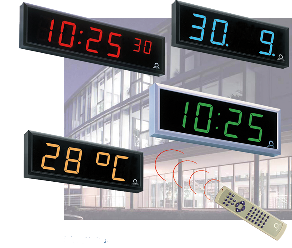 Digitale Innenuhren