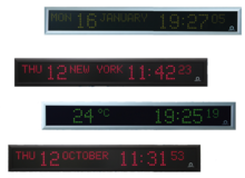 Horloges Calendrier