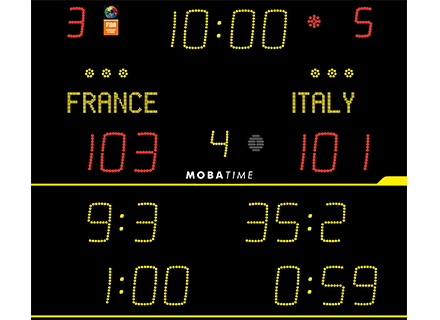 Tableau d'affichage sportif d'intérieur 8T220