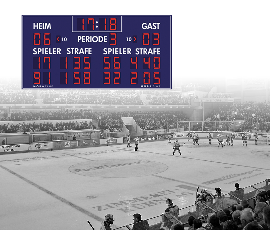 Eishockeyanzeige