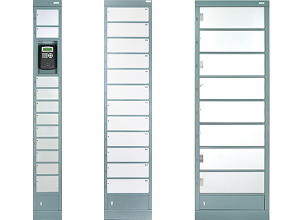 Installations de casiers pour documents, valises, ordinateurs portables, objets de valeur