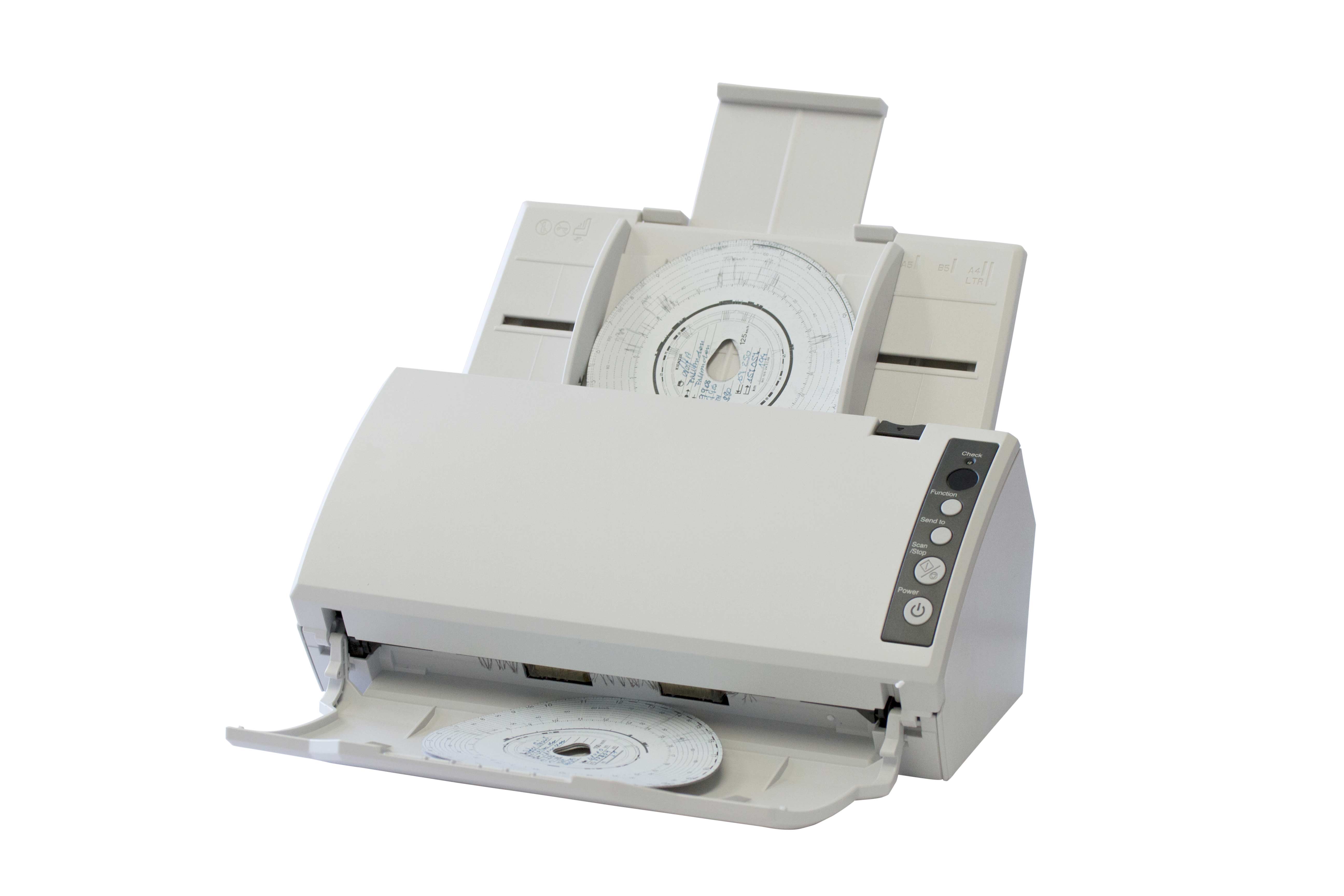 Scanner für Diagrammscheiben